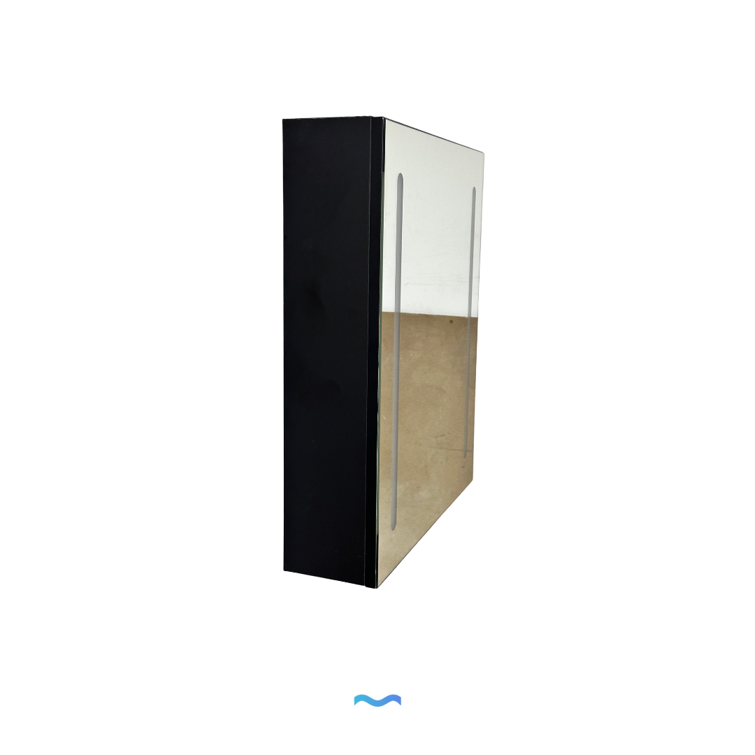 Armoire de salle de bain à miroir LED 55x15x65cm