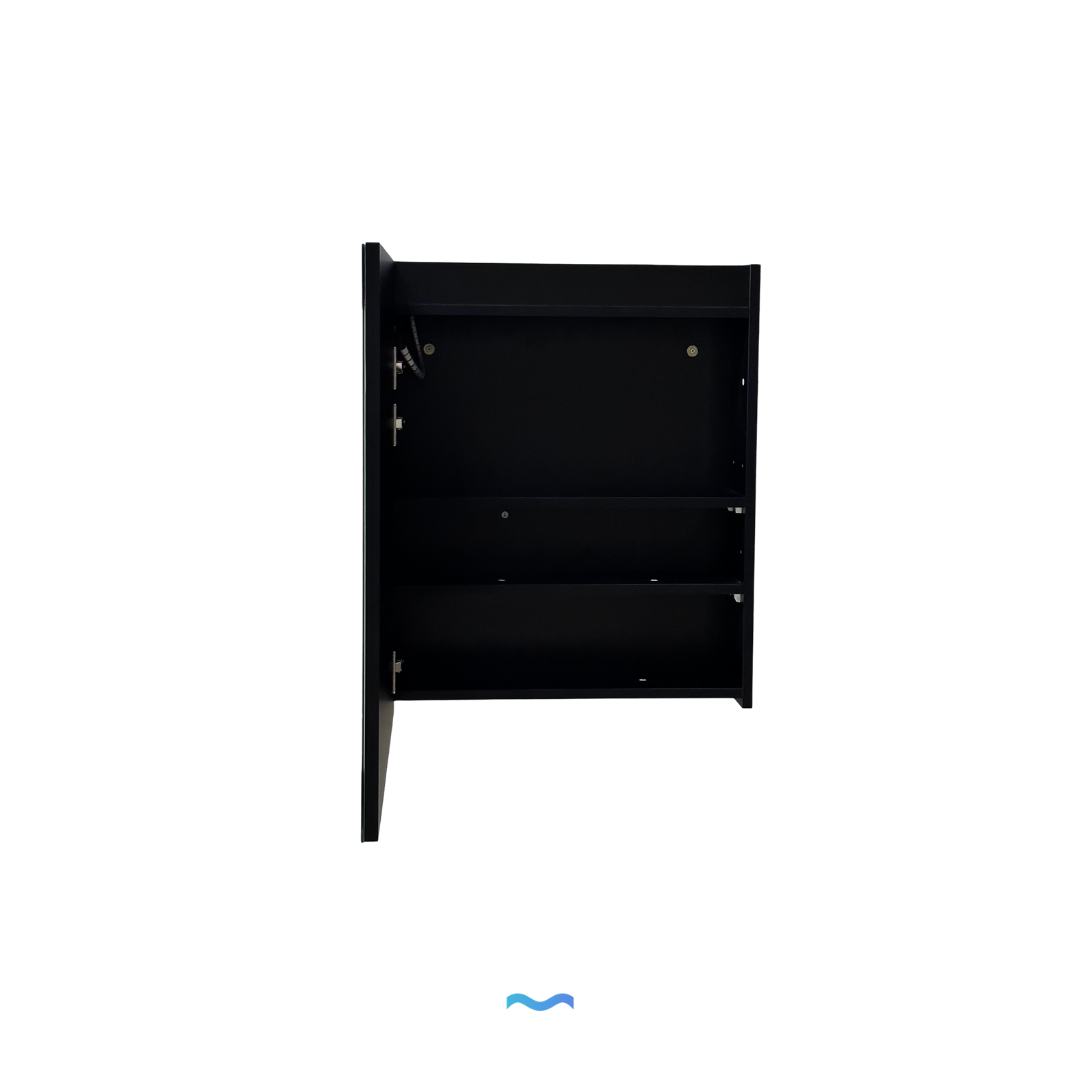 Armoire de salle de bain à miroir LED 55x15x65cm