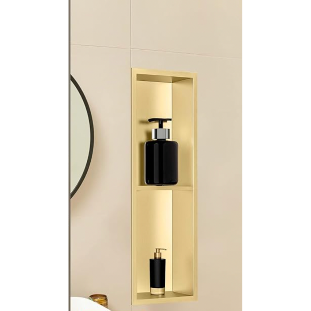 Niche de douche carrée Or taille 30 X 30 X 12 cm (Copie)