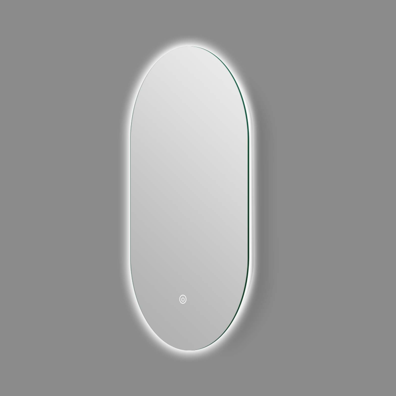 Miroir oval LED 50x80cm